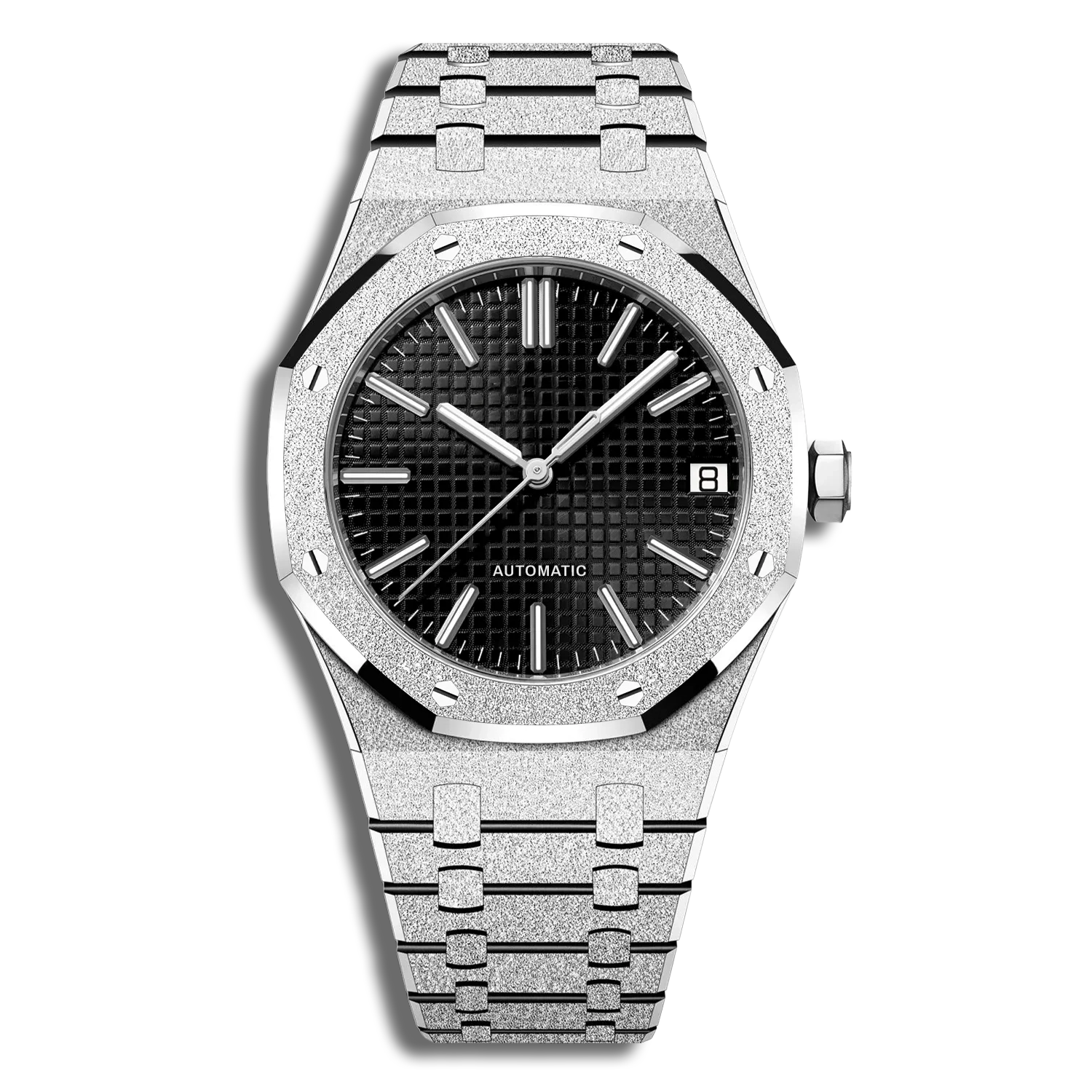 Seiko Mod Royal Oak — Finition Frosted