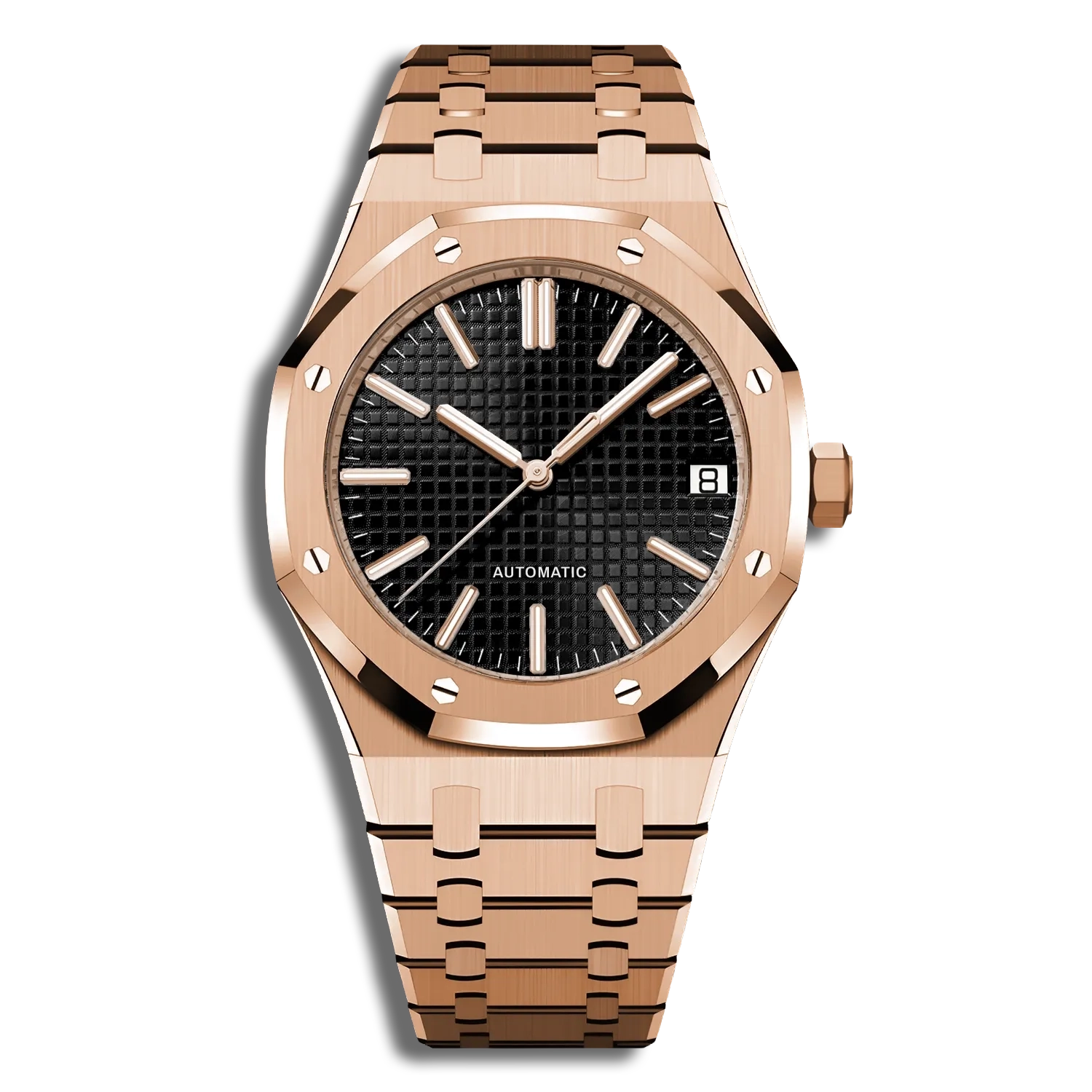 Seiko Mod Royal Oak — Boîtier Or